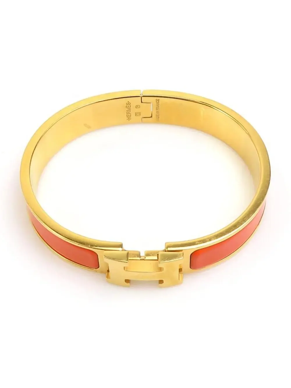 Auth Hermes Clic Clac Pm Bangle #303064H47B
